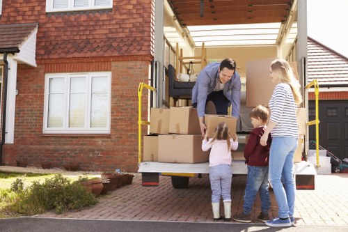 Careful transport of boxes and household items across Wales
