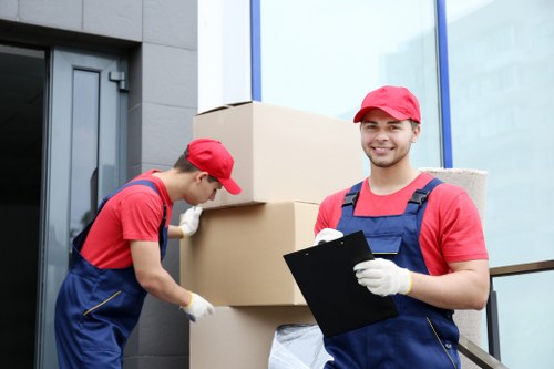 Packed moving van for furniture and boxes in Wales