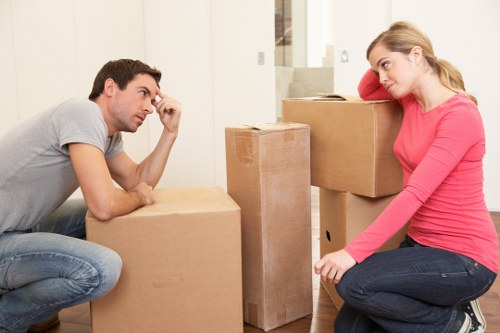 Secure furniture handling by a removals team in Wales