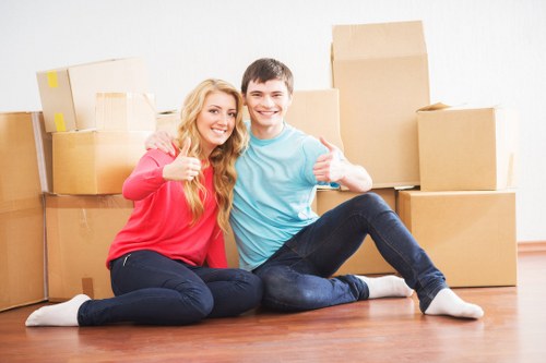 Careful packing service for household belongings before a move in Wales