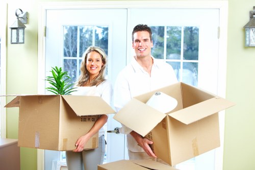Organised moving day for a property removal in Wales